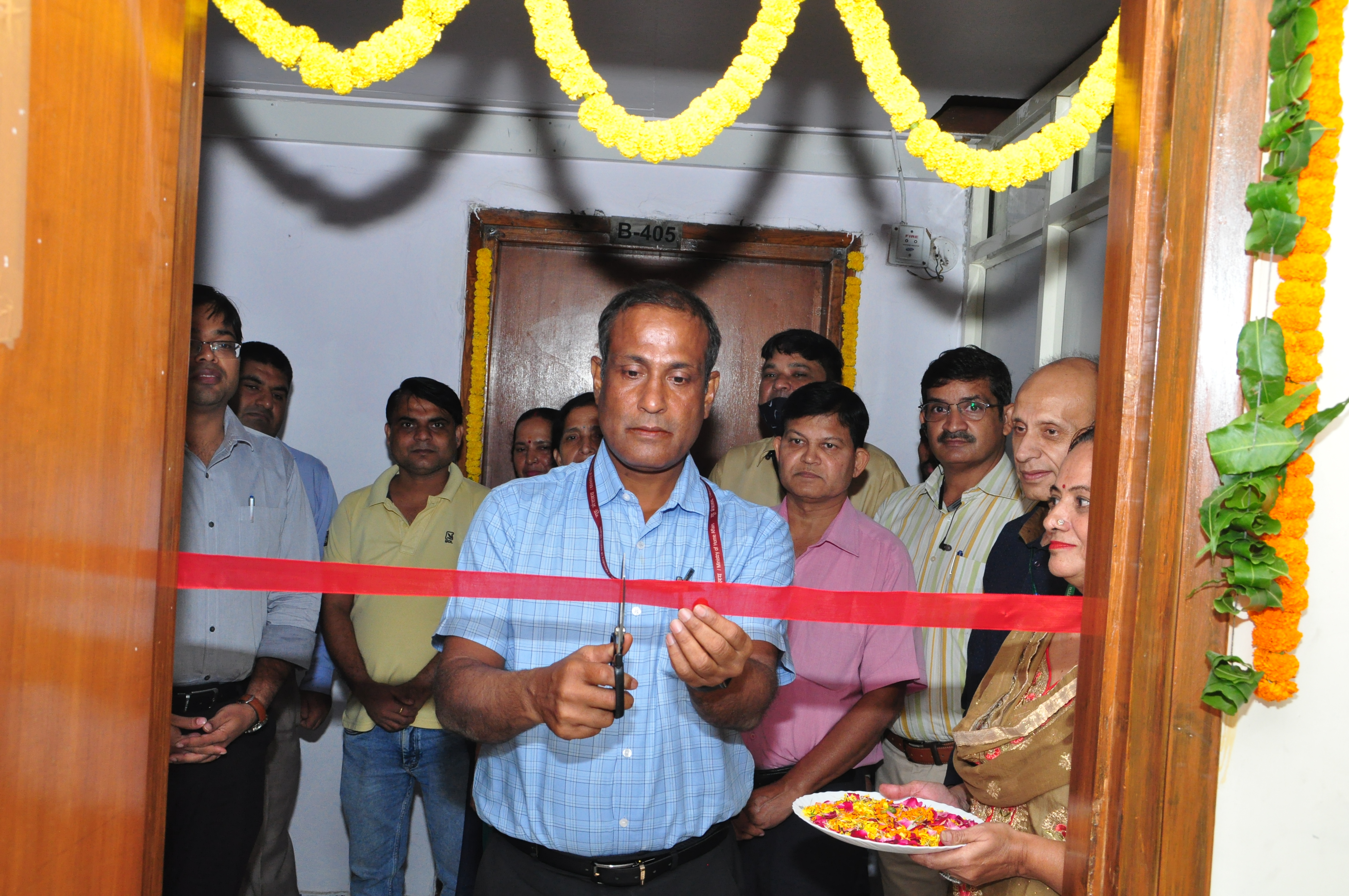 Inauguration of Hindi Book Exhibition by Pr. Accountant General (Audit), Delhi