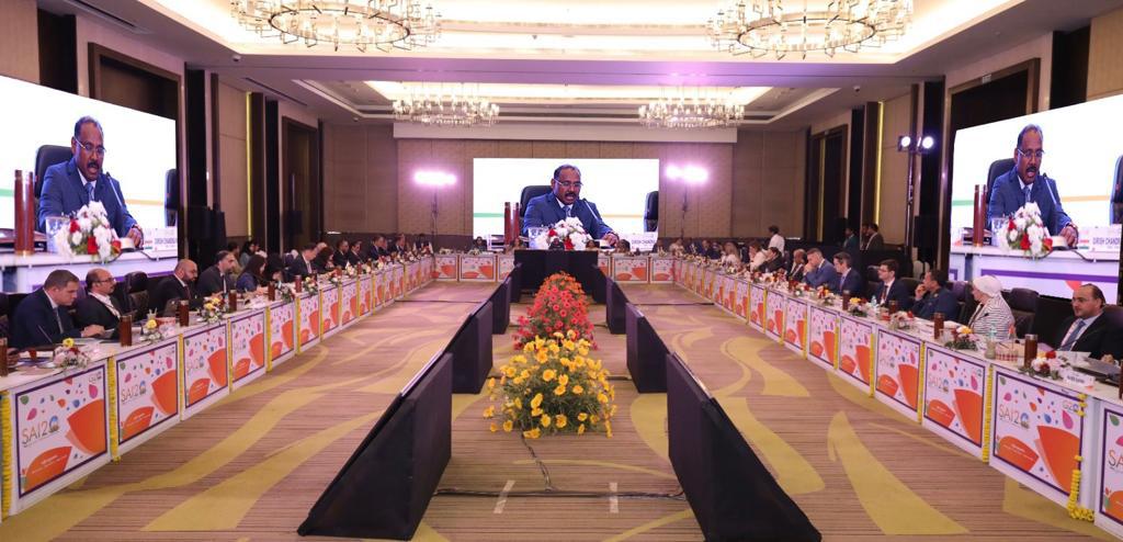 13-14 मार्च, 2023  को गुवाहाटी, असम में आयोजित SAI20, वरिष्ठ आधिकारिक बैठक में भारत के सीएजी श्री गिरीश चंद्र मुर्मू