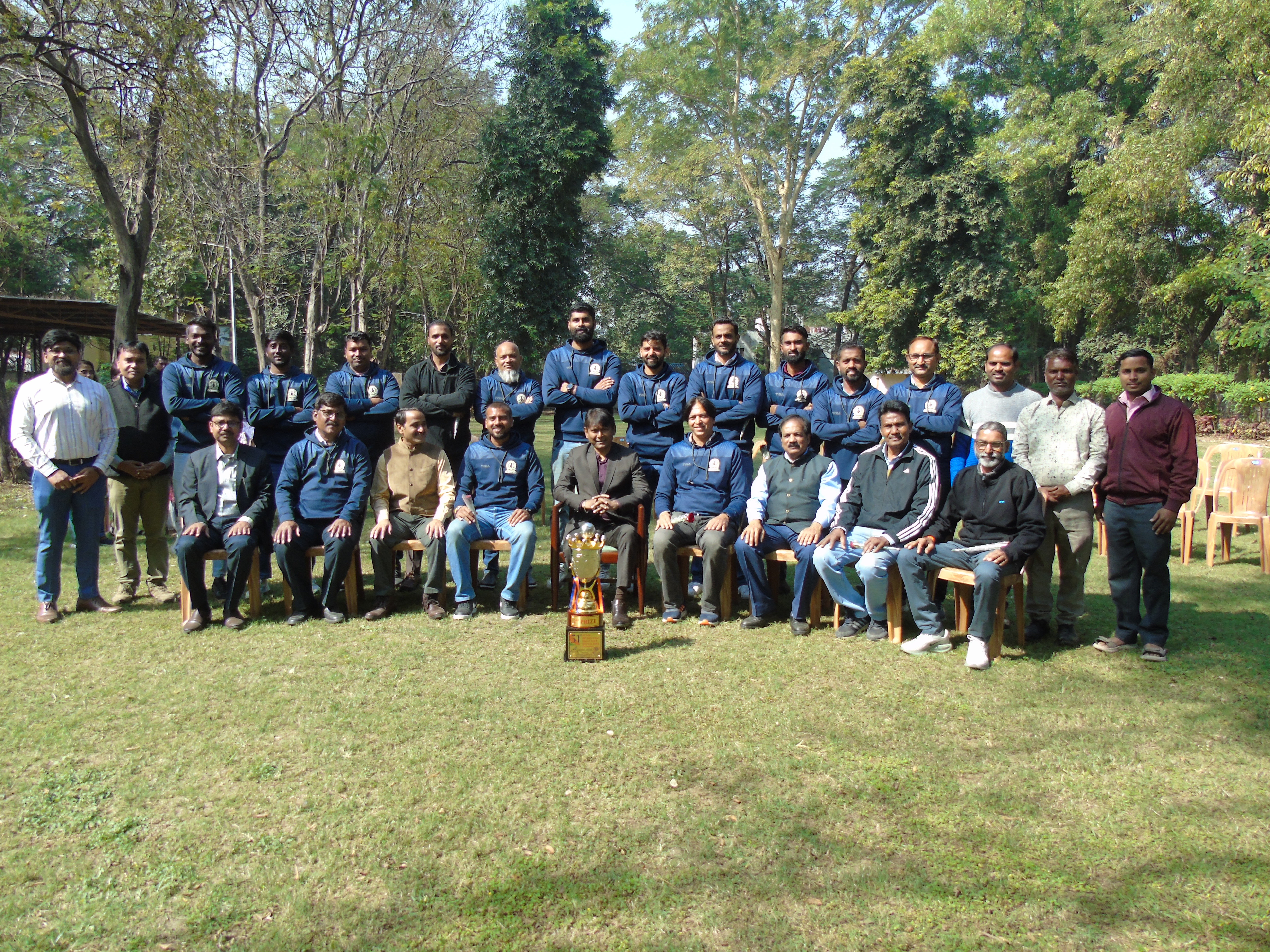 Shri Dinesh Patil, DG, RCBKI Nagpur with AG Audit Hockey Team and RCBKI Nagpur Core Faculty and staff