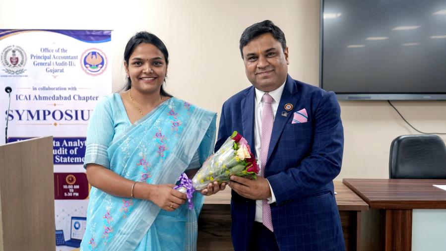 Inaugural Ceremony Welcome of Chairman, ICAI Ahmedabad Branch.