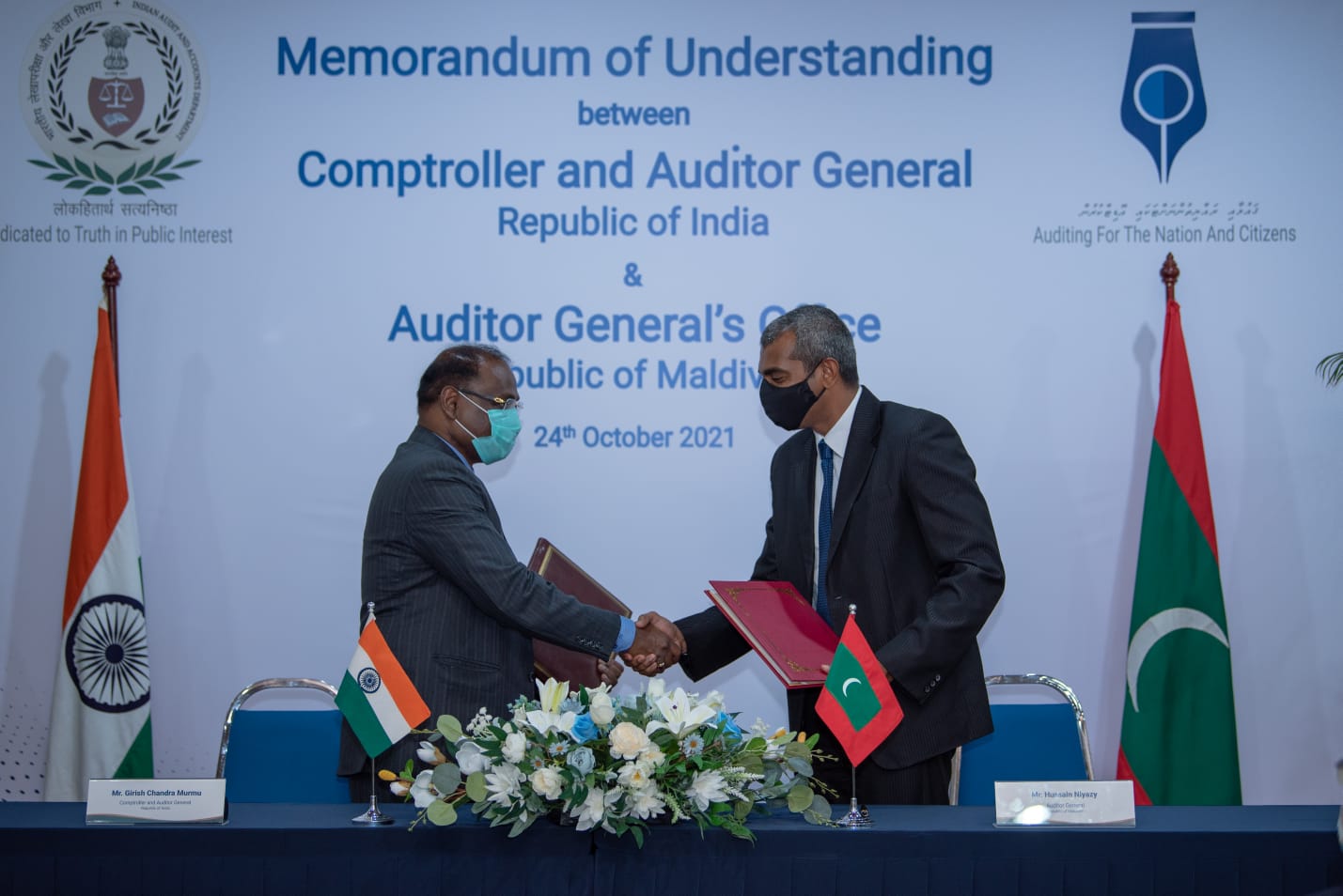 Signing Ceremony of MoU on 24th October 2021